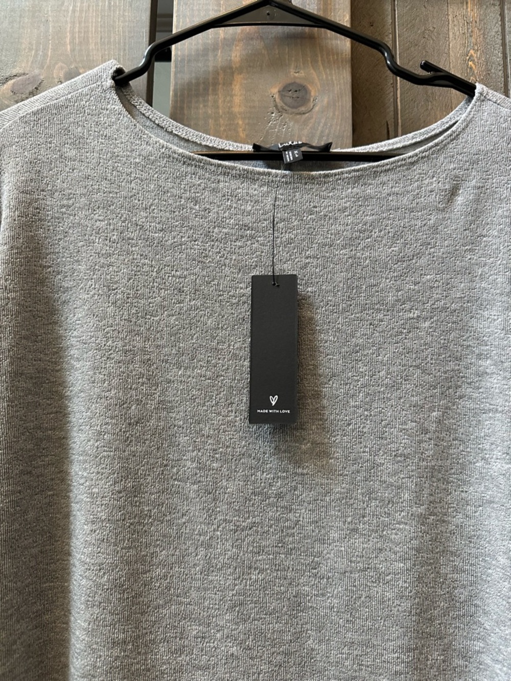 Lulus Gray Dolman Sleeve Sweater Top XL NWT - Picture 4 of 6